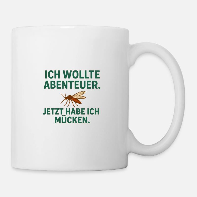 Aventure contre les moustiques - Mug blanc - blanc