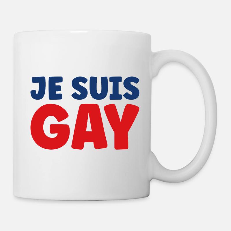 Ich bin schwul - Tasse - Weiß