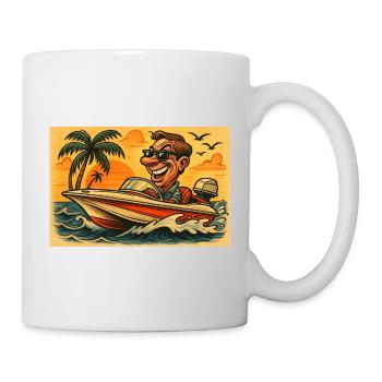 Speed Boat - Mug - white - Right