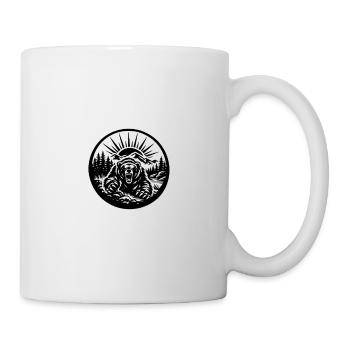 Bär – Nordische Tierwelt - Tasse - Weiß - Rechts