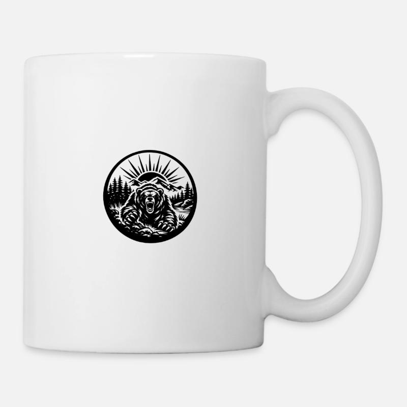 Bear – Nordic Wildlife - Mug - white