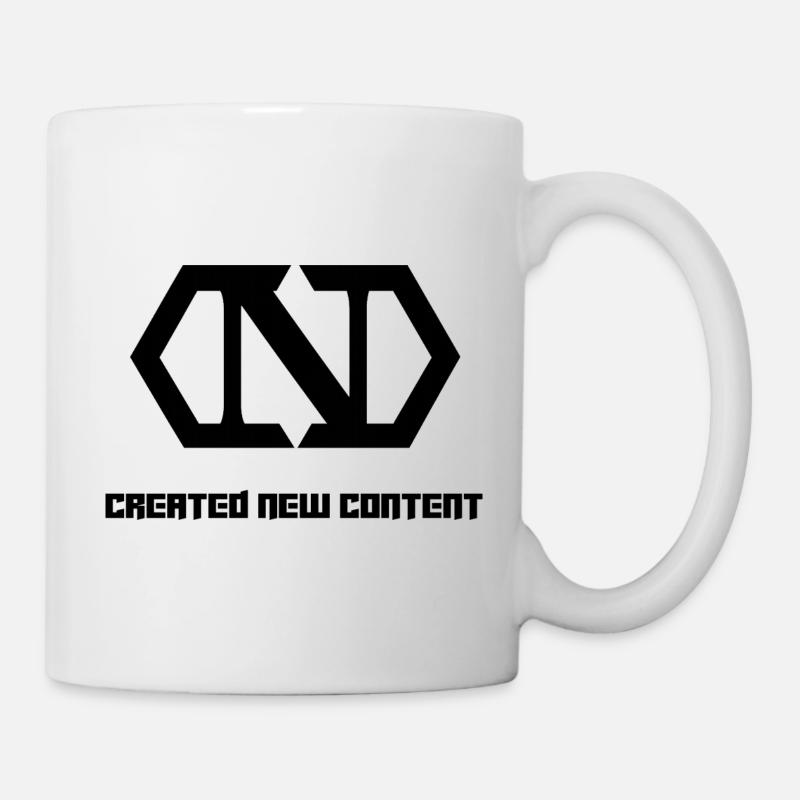CREATED_NEW_CONTENT_2.0 - Tasse - Weiß
