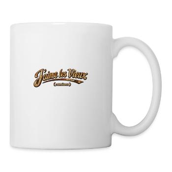 Ich liebe alte, rostige Trucks - Tasse - Weiß - Rechts