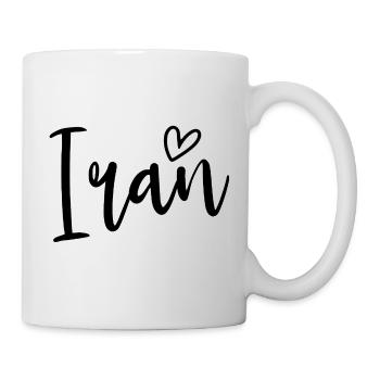 Iran Heart Women's Love Iran - Mug - white - Right