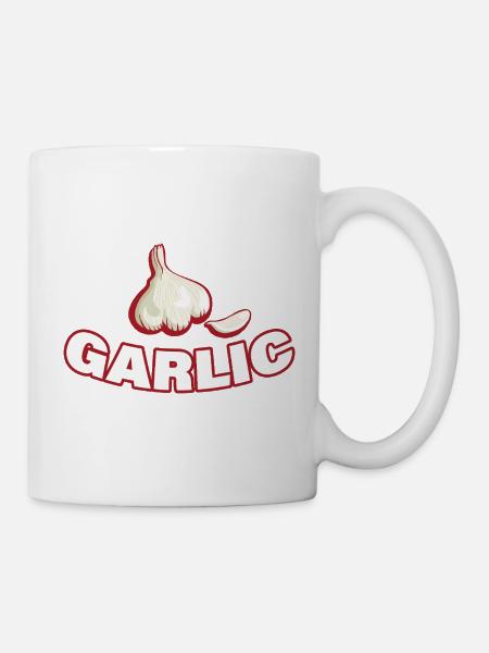 GARLIC - Tasse - Weiß