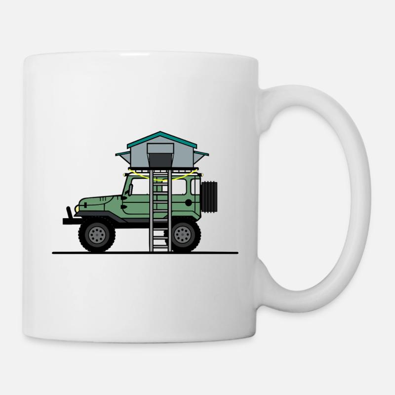 dors au-dessus - Mug blanc - blanc