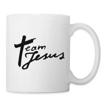 L’équipe Jésus - Mug blanc - blanc - Droite
