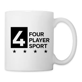 4 Four Player Sport Team Outfit Padel Tennis - Mug - white - Right