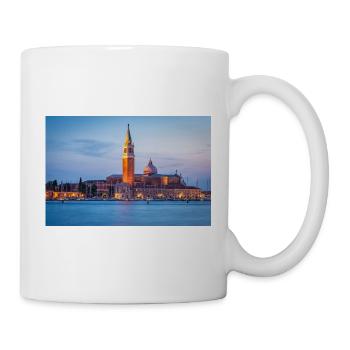San Giorgio Maggiore in the evening - Mug - white - Right