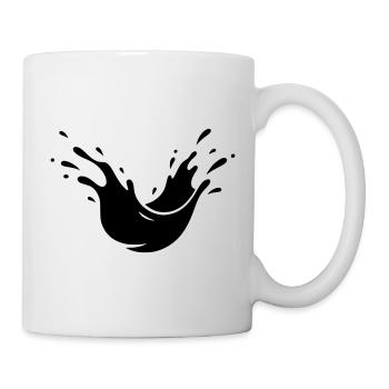 Éclaboussures de boue Éclaboussures de terre - Mug blanc - blanc - Droite