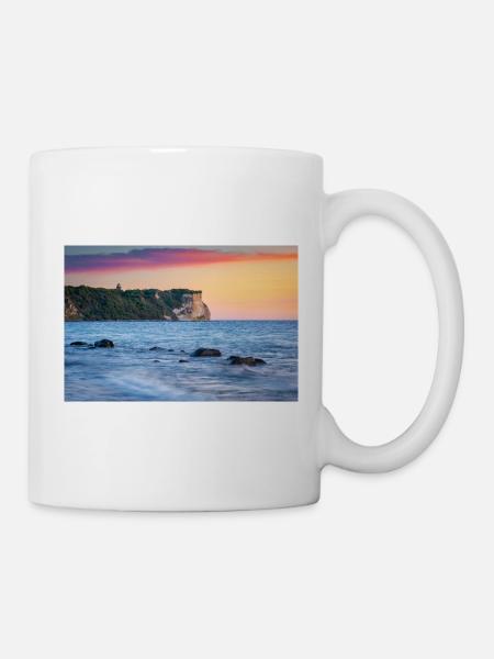Lever de soleil au cap Arkona - Mug blanc - blanc