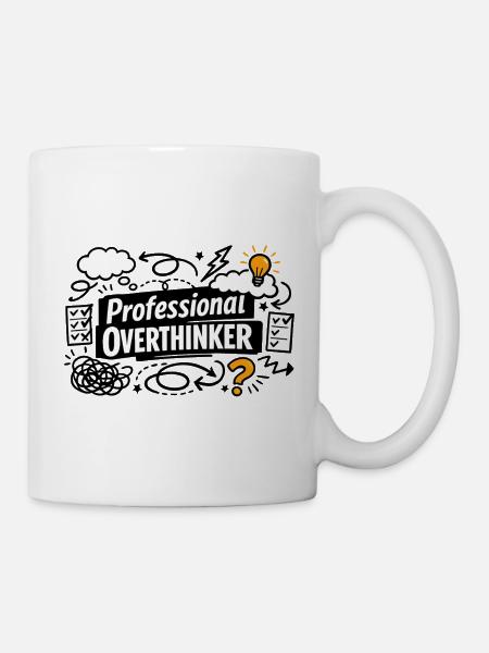 Professional OVERTHINKER - Tasse - Weiß