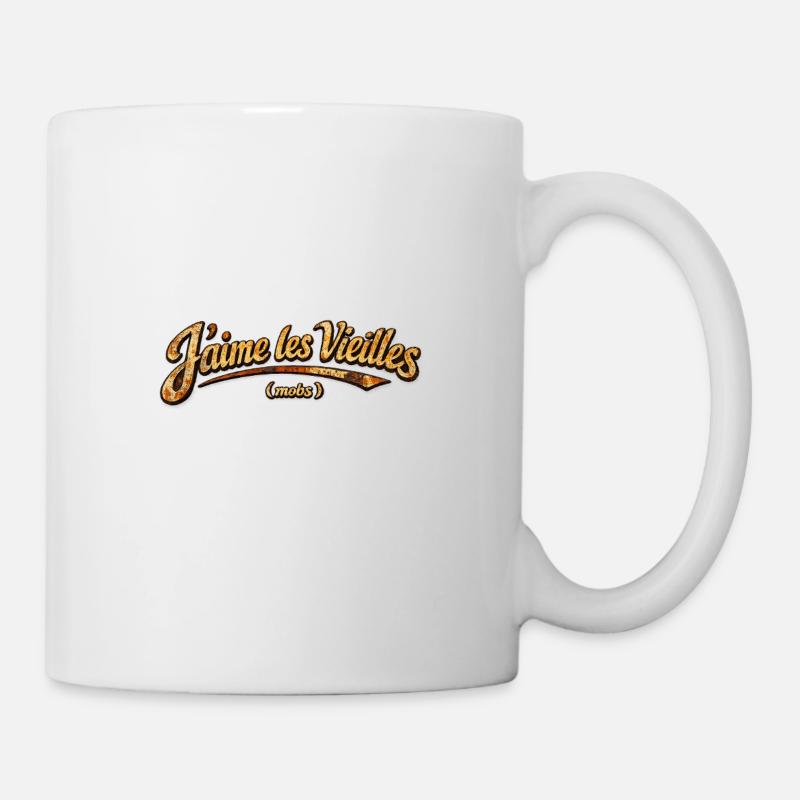 I like old rusty mobs - Mug - white