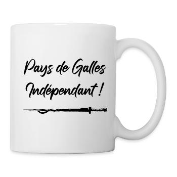 Pays de Galles Indépendant ! Perceval - Mug blanc - blanc - Droite