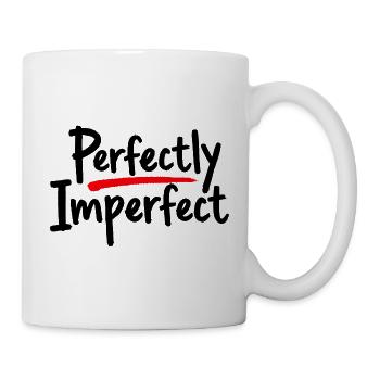 Déclaration parfaitement imparfaite pour l’amour de soi - Mug blanc - blanc - Droite