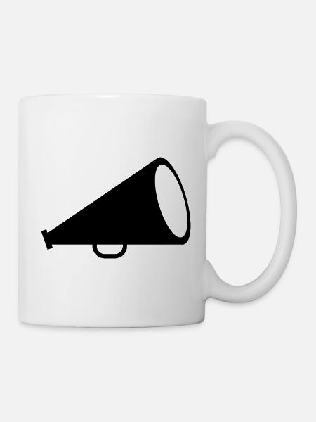 Megafon - Tasse - Weiß