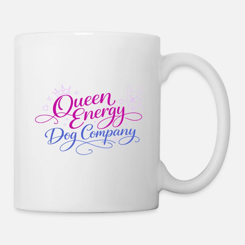 Queen Energy, Compagnie de chiens - Mug blanc - blanc