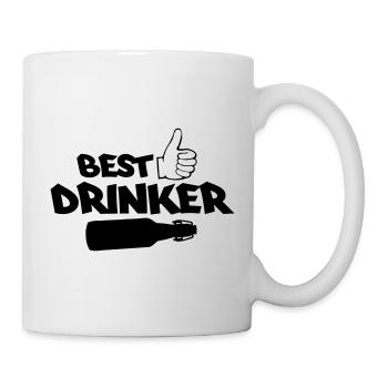 Best Drinker - Tasse - Weiß - Rechts