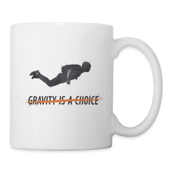 Plongez dans la gravité : un choix - Mug blanc - blanc - Droite