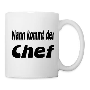 patron - Mug blanc - blanc - Droite