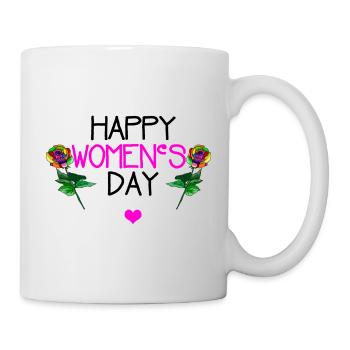 Bonne Journée des Femmes - Mug blanc - blanc - Droite