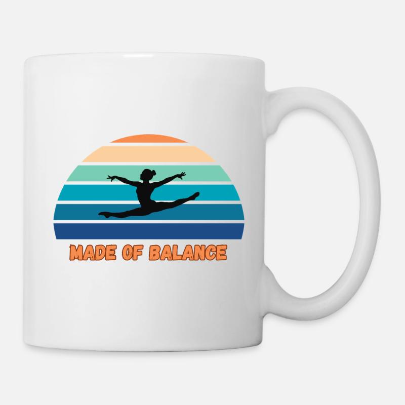 Made of Balance – Minimal Statement - Mug - white