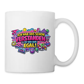 Je l’ai déjà compris, je m’en fiche - Mug blanc - blanc - Droite