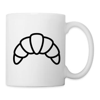 Halbmond - Tasse - Weiß - Rechts