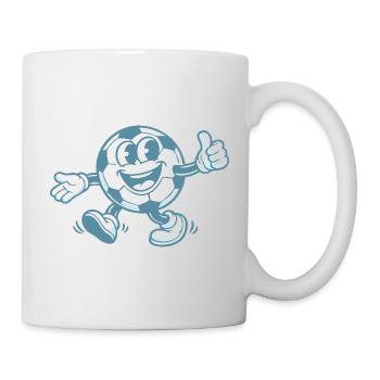 Football Pop Art - Mug blanc - blanc - Droite