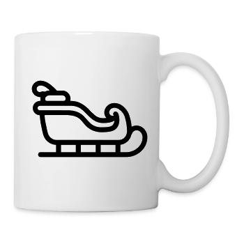 Santa's sleigh - Mug - white - Right