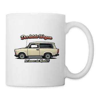 Der letzte Wagen Vintage Kombi - Tasse - Weiß - Rechts