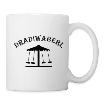 Dradiwaberl – Austrian dialect carousel - Mug - white - Right