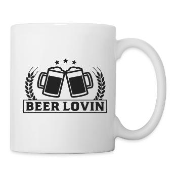 Beer Lovin Beer Mugs Cheers Party Celebrations - Mug - white - Right