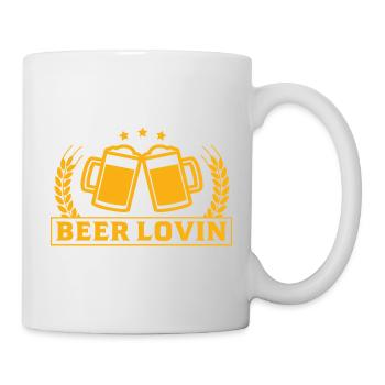 Beer Lovin Beer Mugs Cheers Party Celebrations - Mug - white - Right