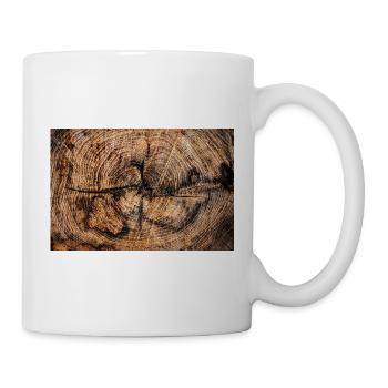 Close up of an acacia trunk - Mug - white - Right