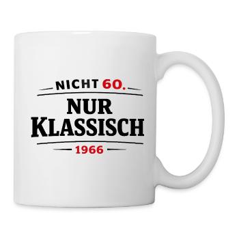 60e anniversaire né en 1966 - Mug blanc - blanc - Droite