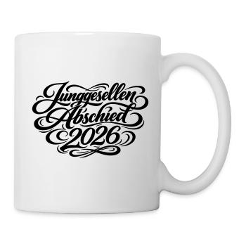 Junggesellenabschied 2026 Jga - Tasse - Weiß - Rechts