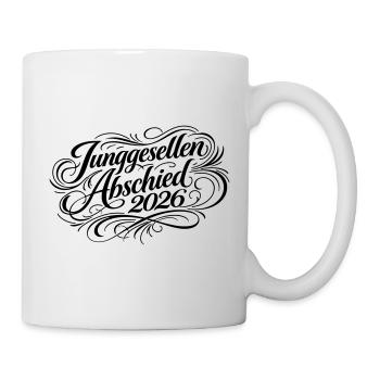 Junggesellen Abschied 2026 Jga - Tasse - Weiß - Rechts