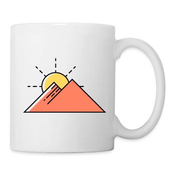 Mountains Sun Nature - Mug - white - Right