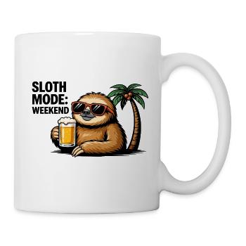 Sunny Sloth Beer Holiday - Mug - white - Right
