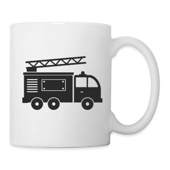 Fire truck - Mug - white - Right