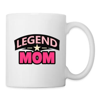 Maman légende – Drôle de Mère Design - Mug blanc - blanc - Droite