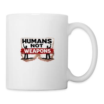 War No More – Sticker Peace & Humanity  - Mug blanc - blanc - Droite