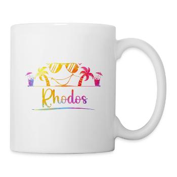 Rhodes Beach Dream Blaze of Colors - Mug - white - Right