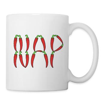 Chilischoten Nickerchen - Tasse - Weiß - Rechts