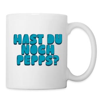 Hast du noch Pepps? - Tasse - Weiß - Rechts