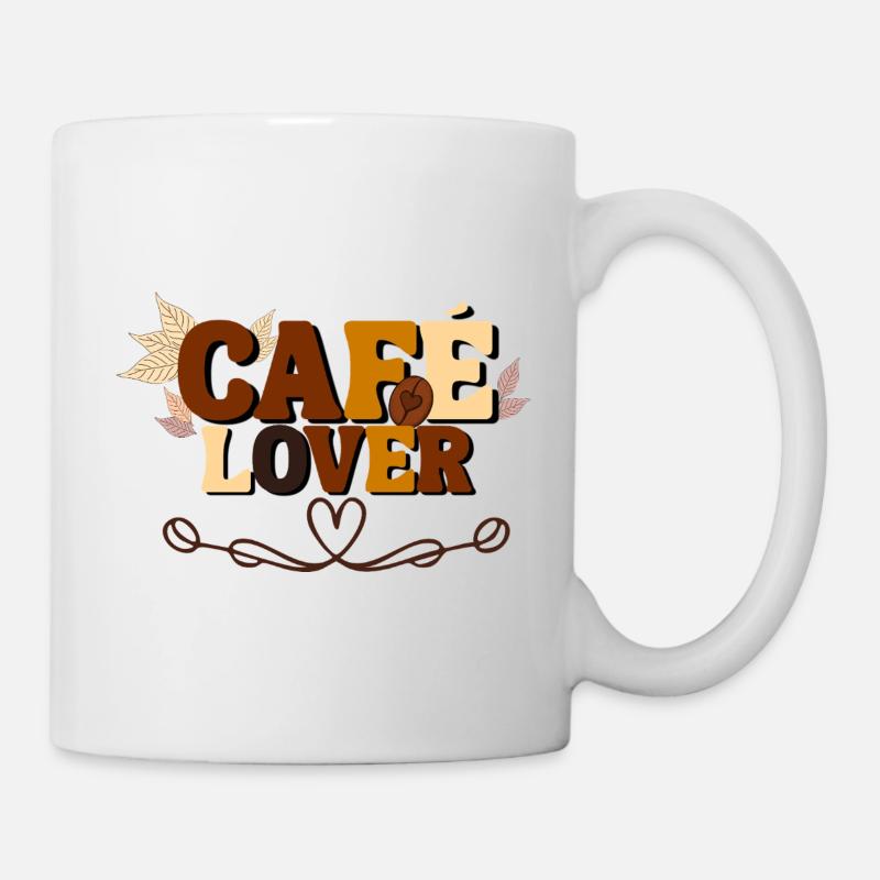 Café-Liebhaber - Tasse - Weiß