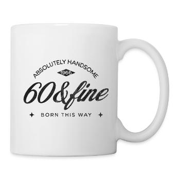 Vintage Born This Way – Absolument Beau 60 - Mug blanc - blanc - Droite