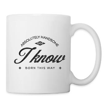 Vintage Born This Way – Absolument Beau 60 - Mug blanc - blanc - Droite