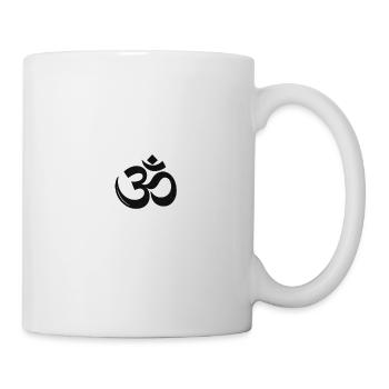 Om Minimalist Silhouette - Mug blanc - blanc - Droite